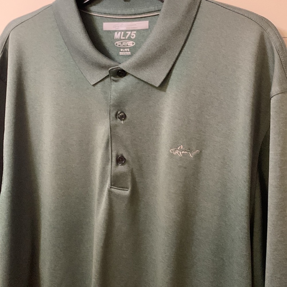 Men’s Greg Norman Polo ML75 PlayDry Green XL Shirt